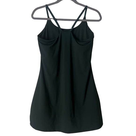 Athletic Tennis Black Dress, built in shorts, pockets, adjustable straps, Large - Picture 2 of 7